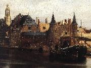 VERMEER VAN DELFT, Jan, View of Delft (detail) et